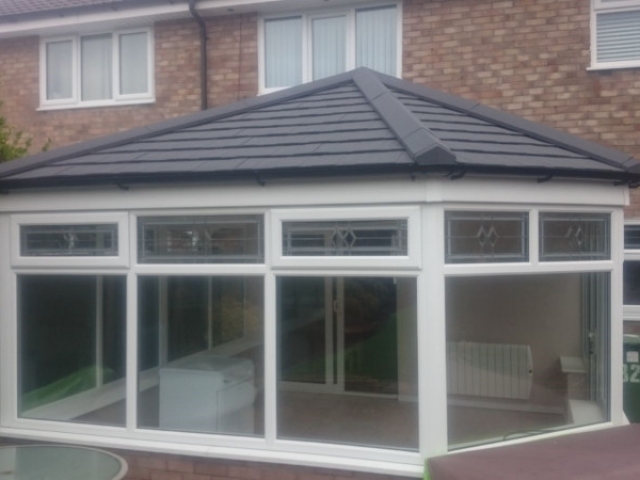 New conservatory roof