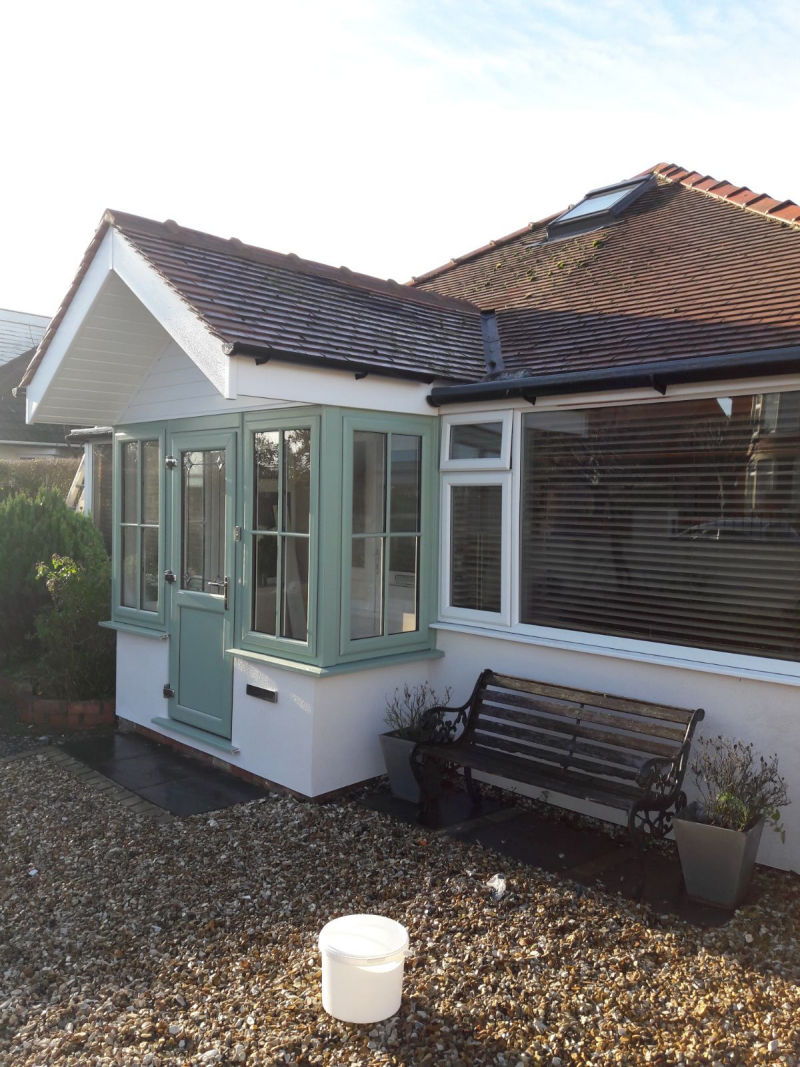 New porch in Thornton Cleveleys