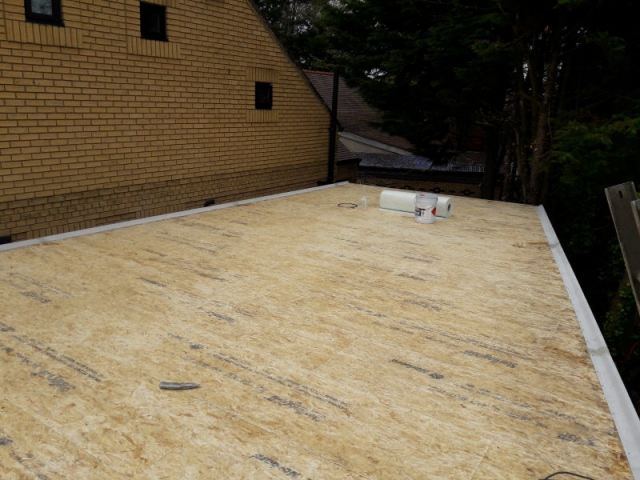 New Fiberglass GRP roof in Cleveleys