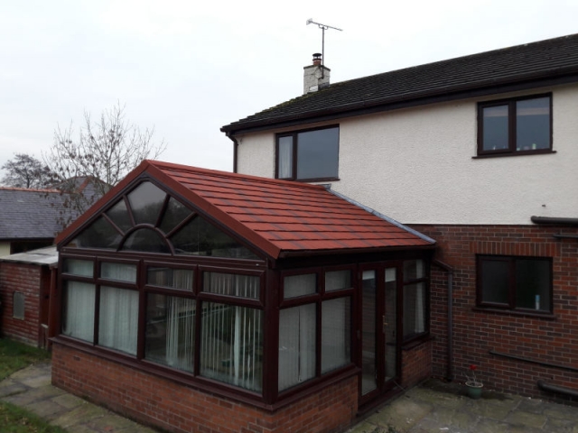 New conservatory roof