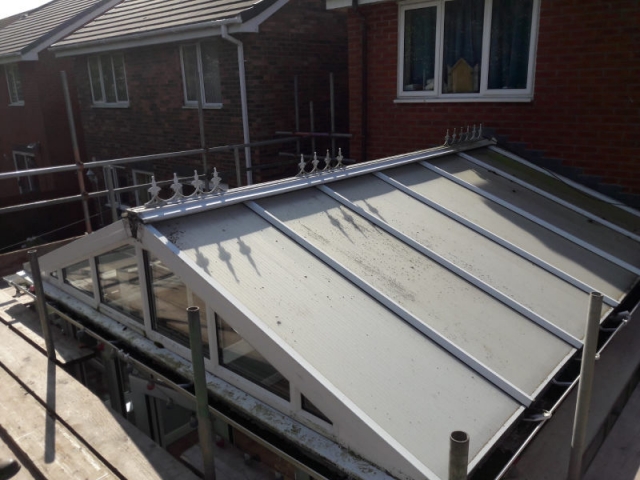 Old Conservatory Roof in Cleveleys