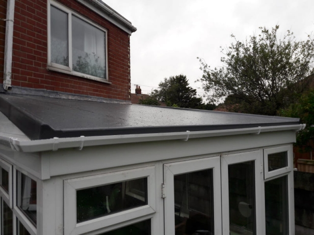 New GRP Fiberglass Roof in Poulton-Le-Fylde