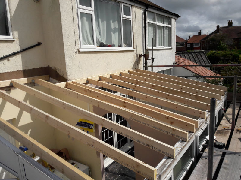 New roof being installed in Bispham