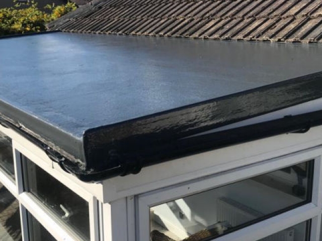New GRP Fiberglass Roof Garstang