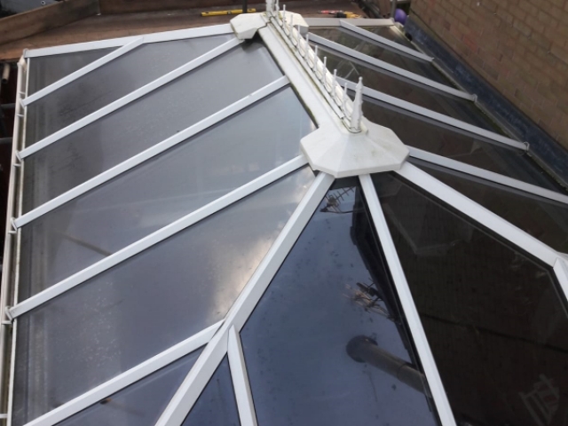Old Conservatory Roof in Preston