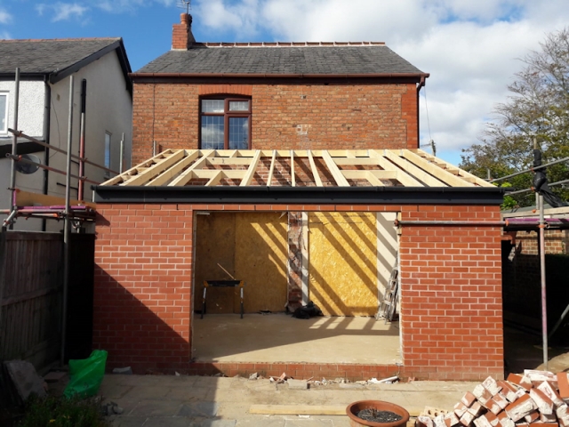 Work in Progress for new House Extension