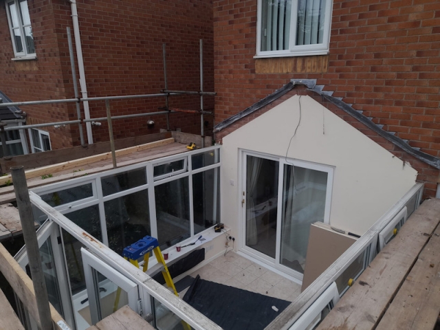 Old Conservatory Roof