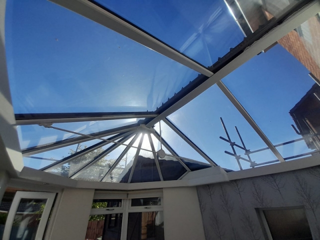 Old Conservatory Roof in Carlton