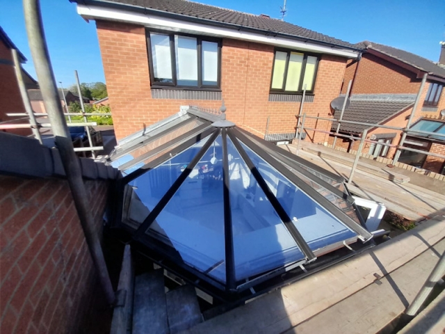 Old Conservatory Roof in Carlton